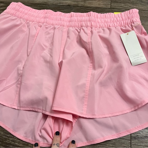 NWT All in Motion Light Woven Mid-Rise Run Shorts 3" (Baby Pink) Size XL - Picture 9 of 12